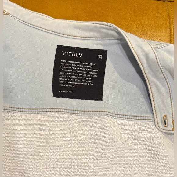 Vitaly brushed denim shirt jacket size XL - Picture 11 of 13